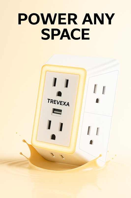 9 in 1 Multi Plug Outlet Surge Protector